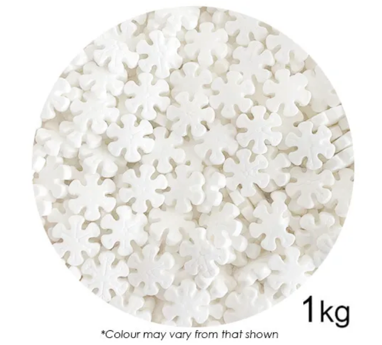 White Snowflake Sprinkles