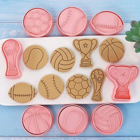 Sports Ball Cookie Cutters, Cookies, Fondant, Polymer Clay Earring Cutters